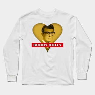 Love buddy holly Long Sleeve T-Shirt